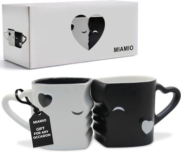 Zestaw Ceramicznych Kubków Całujących Się dla Par Kubki Filiżanki do Kawy