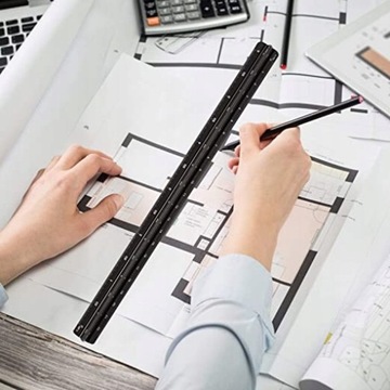 Масштаб 30см Urbanista 1:20/25/50/100..500 Лениар x 2 шт.