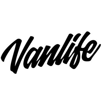 NAKLEJKA na samochód VANLIFE Kampery Kemping 15x6