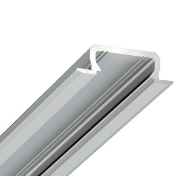 Profil listwa LED STUDIO PW-25 wpuszczany srebrny 2m