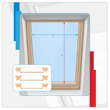 ЧЕРНИРОВАННАЯ СТАВНЯ ДЛЯ ОКНА FAKRO 66x118