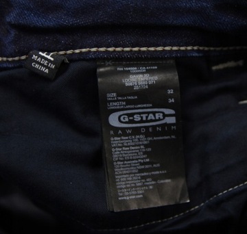 G-star męskie spodnie jeansowe 32/34_ Davin 3D