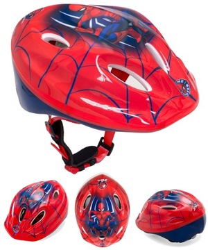 KASK ROWEROWY NA ROLKI ROWER DLA DZIECI SPIDERMAN