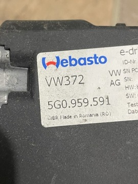 VW GOLF VII 7 MOTOREK STŘEŠNÍHO OKNA 5G0959591