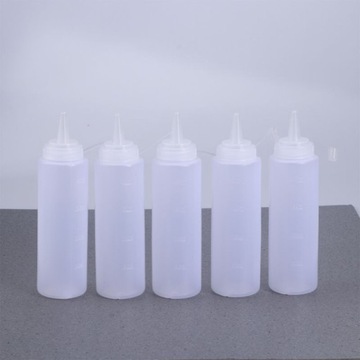 ml Plastikowa butelka do wyciskania Clear Squirt S