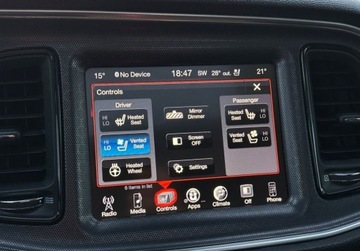 Dodge Challenger III 2015 Dodge Challenger Dodge Challenger 6.4 SRT Scat Pack SHAKER alpine alcantar, zdjęcie 26