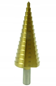 СТУПЕНЧАТЫЕ КОНИЧЕСКИЕ СВЕРЛА ПО МЕТАЛЛУ HSS, 3 шт.