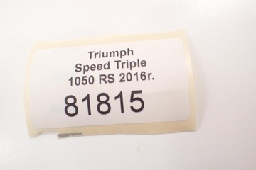Цепь ведущей звездочки Triumph Speed ​​Triple RS 1050