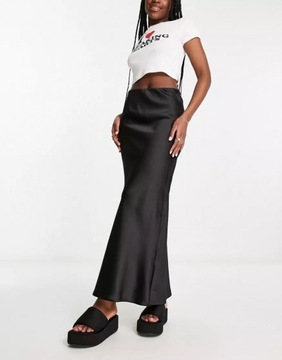 NEW LOOK SATYNOWA SPÓDNICA MIDI S