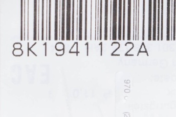 DÍL ZAJIŠŤUJÍCÍ VAG AUDI A4 A4L 2008 2012 ORIGINÁLNÍ 8K1941122A