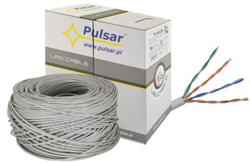 Skrętka Pulsar U/UTP kat. 5e 50m przewód wewnętrzny monitoring PU-NC200