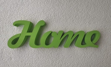 HOME надпись буквы связаны 3D украшение