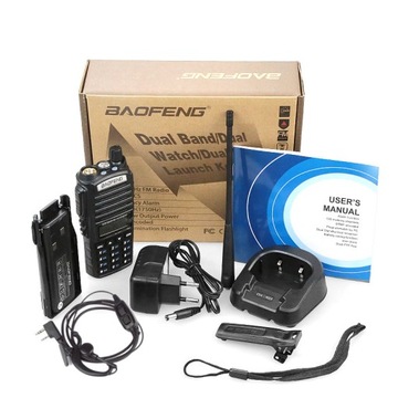 BAOFENG UV-82 ЖЕСТКАЯ РАДИО РАЦИЯ + ТРУБКА 2800 мАч