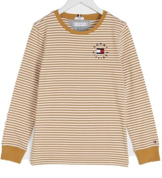 KOSZULKA DŁUGI RĘKAW TOMMY HILFIGER PASKI r.152
