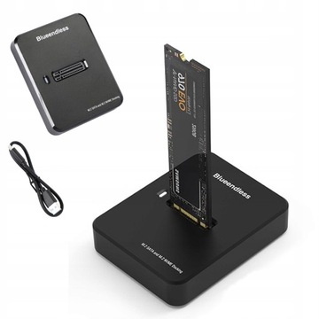 АДАПТЕР SSD ДЛЯ НАКОПИТЕЛЯ M2 SATA/NVME USB-C 3.1