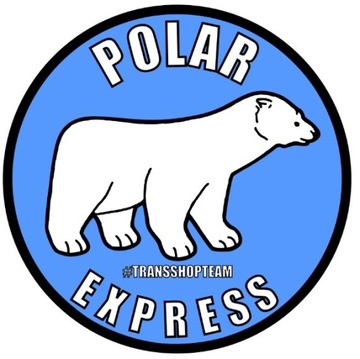 НАКЛЕЙКА POLAR EXPRESS 10 СМ
