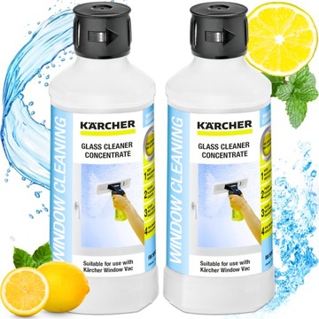 2x PŁYN DO OKIEN RM 500 KARCHER KONCENTRAT WV5 WV2
