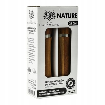 НАБОР ДЕРЕВЯННЫХ МЕЛЬНИЦ ДЛЯ СОЛИ ДЛЯ ПЕРЦА