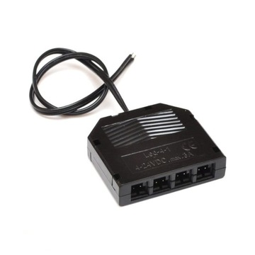 Rozdzielacz DC 12-24V 4xgniazdo mini amp JSTM