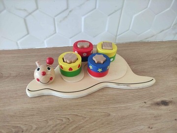 Drewniany Sorter Ślimak
