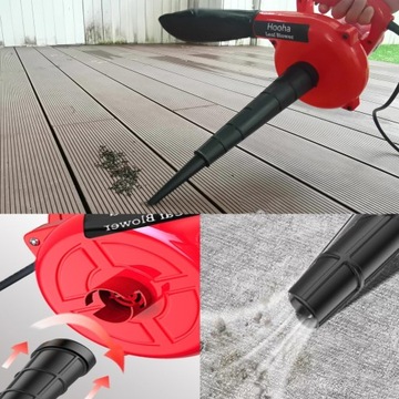 Электрическая воздуходувка для листьев, 1000 Вт, 1,3 кг, 220–230 В.