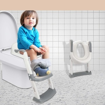 ТУАЛЕТНЫЙ КУЗОВИК С РЕГУЛИРОВКОЙ ВЫСОТЫ ЛЕСТНИЦЫ ДЕТСКОЕ СИДЕНЬЕ ДЛЯ УНИТАЗА