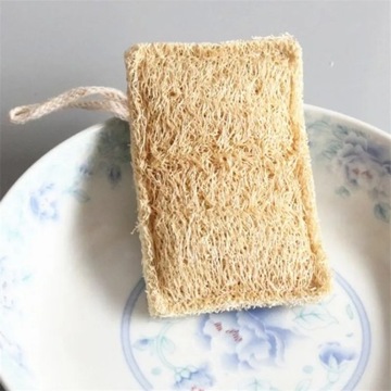 Kitchen Loofah Sponge Greener Clean Tools Durable Non-Scratch Brush