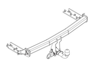 NOVÝ ODEPÍNACÍ ZAŘÍZENÍ(HÁK) TÁŽNÝ DO NISSAN X-TRAIL T30 SUV 09.2001-03.2007