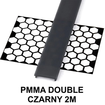 CZARNY KLOSZ DOUBLE LED 2M DUAL SILEDA DILEDA SUBLI ZATI GEMI