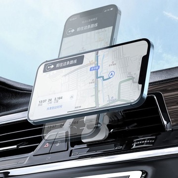 АВТОДЕРЖАТЕЛЬ QI БЕСПРОВОДНОЕ ЗАРЯДНОЕ УСТРОЙСТВО для MAGSAFE для IPHONE 15W