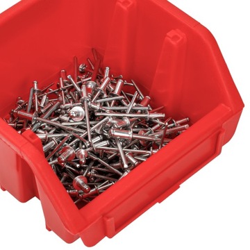 Pojemnik Kuweta Ergobox1 Czerwony 117x117x75