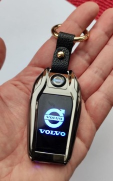 Элегантный брелок VOLVO с прикуривателем и фонариком