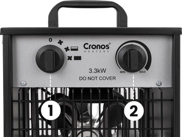 РАДИАТОРНЫЙ ОБОГРЕВАТЕЛЬ FARELKA ЭЛЕКТРИЧЕСКИЙ ВЕНТИЛЯТОР CRONOS 3300W 3,3 кВт