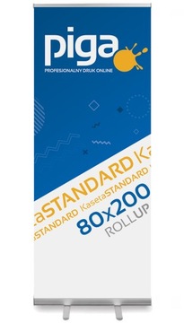 ROLL-UP STANDARD 80 x 200 Z WYDRUKIEM BLOCKOUT