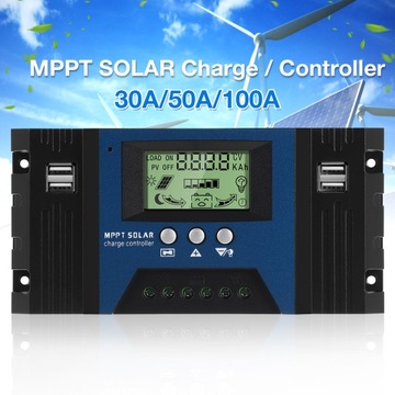 KONTROLER ŁADOWANIA SŁONECZNEGO MPPT 30A