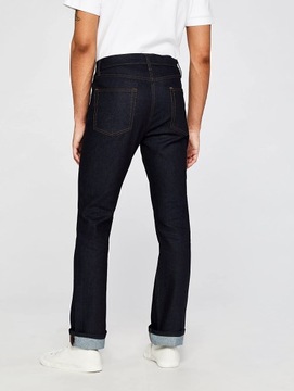 find. Męskie jeansy bootcut niebieskie 44W/32L