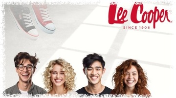 Buty Trampki Męskie Lee Cooper Tenisówki Granat Obuwie Sportowe niskie 41