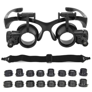 УВЕЛИЧИТЕЛЬНАЯ НАГОЛОВКА, ЧАСОВЫЕ ОЧКИ, УВЕЛИЧЕНИЕ 2,5Х - 25Х