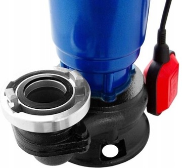 НАСОС ДЛЯ ЧИСТОЙ ВОДЫ, Грязный Септик, с измельчителем, погружной, ПОПЛАВОК, ШЛАНГ, 30М