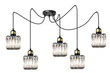 LAMPA WISZĄCA, ŻYRANDOL AMPER 200 LED