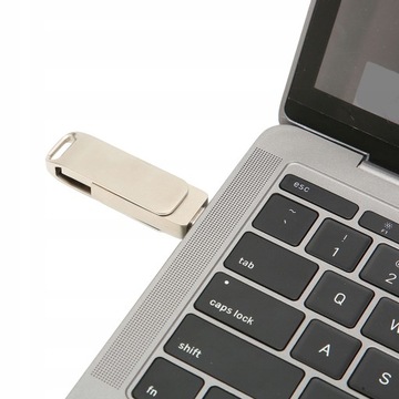 МЕТАЛЛИЧЕСКИЙ ФУНКЦИОНАЛЬНЫЙ НАКОПИТЕЛЬ DUAL DRIVE 256 ГБ USB-C ДЛЯ ТЕЛЕФОНА СЕРЕБРЯНЫЙ