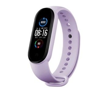Opaska pasek do xiaomi mi band 5/6/7 lawendowa - dobierz swój kolor