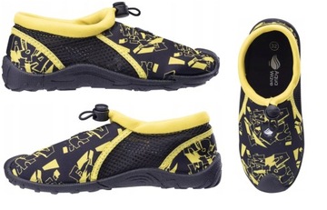 Buty do wody dziecięce czarne Aquawave jeżowce ochrona dla dzieci obuwie 34