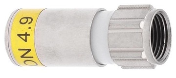 Zaciskarka Kompresyjna + 10x Wtyk F Cabelcon RG-6