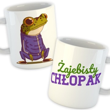 KUBEK ŻAJEBISTY CHŁOPAK DZIEŃ CHŁOPAKA PREZENT Z1