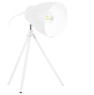 LAMPKA STOŁOWA - STYLOWA - LED 4W w komplecie - KOLOR BIAŁY - DO SALONU