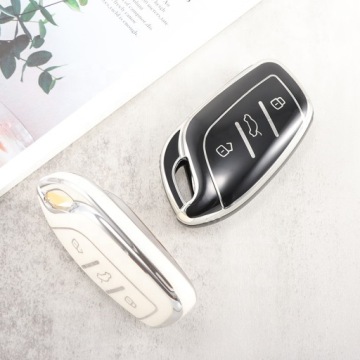 Raktelio dėklas MG MG4 MG5 MG6 MG ZS EV HS EHS, juodai sidabrinis – nuotrauka 7