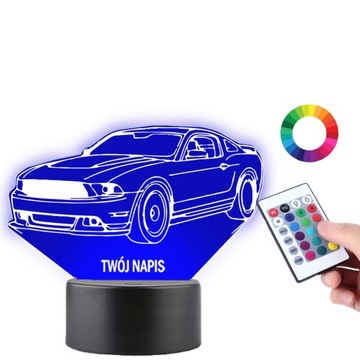 Lampka na biurko Mustang 16kolorów LED PLEXIDO