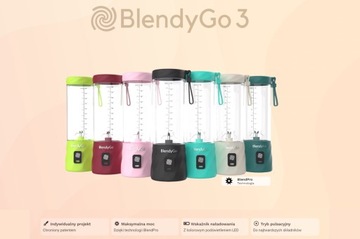 Оригинальный беспроводной блендер BlendyGo 3, черный USB-интерфейс