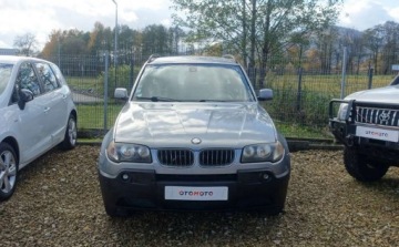 BMW X3 E83 3.0 d 204KM 2004 BMW X3 3.0d 204KM 4x4 Skora Navi Automat uszkodzona skrzynia 3.0 Diesel, zdjęcie 1
